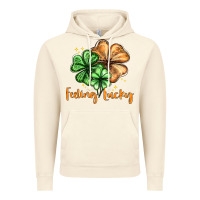 Vintage Artic Feeling lucky with clover Vintage Hoodie - HowdyJamesFarm
