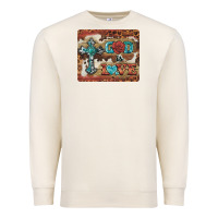 Sandshell god is love cross Premium Sweatshirt - BarkalooDesign