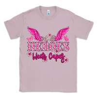 Lilac Not all heroes wear capes Cancer Awareness Classic Tee - HowdyJamesFarm