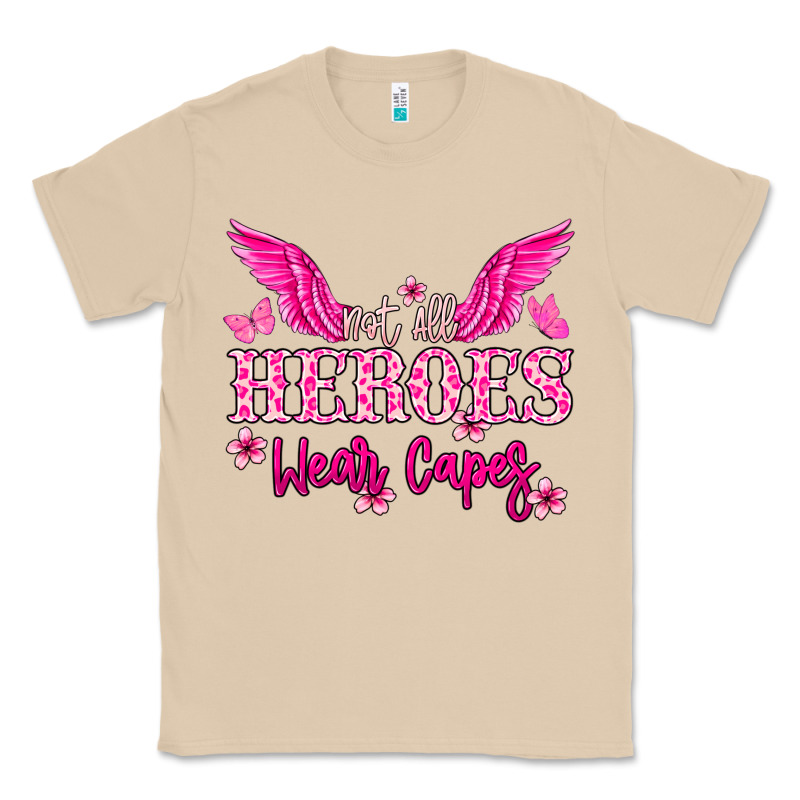 Not All Heroes Wear Capes Cancer Awareness Classic Tee by HowdyJamesFarm | Teevron