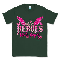 Sports Green Not all heroes wear capes Cancer Awareness Classic Tee - HowdyJamesFarm