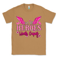 Toasted Coconut Not all heroes wear capes Cancer Awareness Classic Tee - HowdyJamesFarm