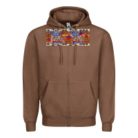 Chestnut little miss america Zipper Hoodie - Artiststas