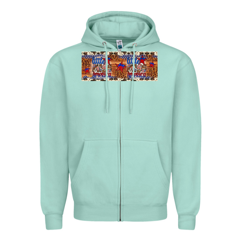 Little Miss America Zipper Hoodie by Artiststas | Teevron