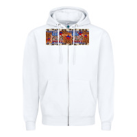 White little miss america Zipper Hoodie - Artiststas