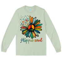 Matcha daisy peace sign hippie soul tshirt flower lovers gifts Long Sleeve Tee - longCreatives