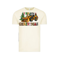 Vintage Arctic i dig christmas bulldozer Vintage Tee - CowGirlArtShop