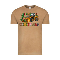 Vintage Camel i dig christmas bulldozer Vintage Tee - CowGirlArtShop