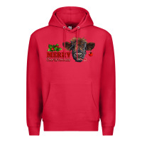 Cardinal Merry Christmas Calf Premium Hoodie - RanaPortraitStore