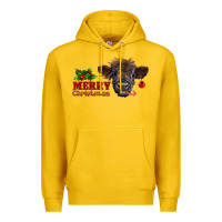 Lemon Merry Christmas Calf Premium Hoodie - RanaPortraitStore