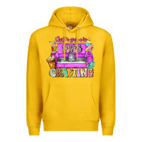 Lemon Just A Girl Who Loves Crafting Premium Hoodie - CowhideDigitalArt