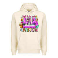 Tofu Just A Girl Who Loves Crafting Premium Hoodie - CowhideDigitalArt