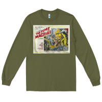 Army Green The Time Machine, Time Travel, Retro Movie Poster, Cult Classic, Futur Long Sleeve Tee - longCreatives