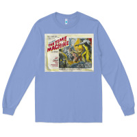 Colony Blue The Time Machine, Time Travel, Retro Movie Poster, Cult Classic, Futur Long Sleeve Tee - longCreatives