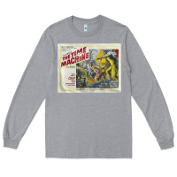Heather Grey The Time Machine, Time Travel, Retro Movie Poster, Cult Classic, Futur Long Sleeve Tee - longCreatives