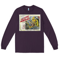 Plum The Time Machine, Time Travel, Retro Movie Poster, Cult Classic, Futur Long Sleeve Tee - longCreatives