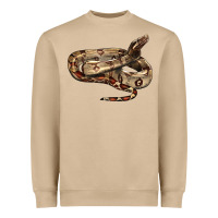 Mushroom red tail boa snake Heavyweight Sweatshirt - LillyAllenDesigns