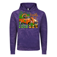 Cloud Purple St. Patrick's Loads of luck with gnome Vintage Hoodie - HowdyJamesFarm