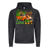 Vintage Black St. Patrick's Loads of luck with gnome Vintage Hoodie - HowdyJamesFarm