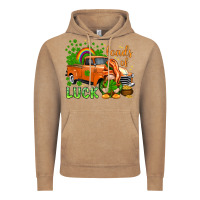 Vintage Coffee St. Patrick's Loads of luck with gnome Vintage Hoodie - HowdyJamesFarm