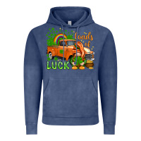 Vintage Denim St. Patrick's Loads of luck with gnome Vintage Hoodie - HowdyJamesFarm