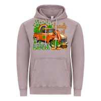 Vintage Zinc St. Patrick's Loads of luck with gnome Vintage Hoodie - HowdyJamesFarm