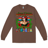 Chestnut Mexican Chingona Long Sleeve Tee - FaDigitalArtStudio