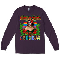 Plum Mexican Chingona Long Sleeve Tee - FaDigitalArtStudio