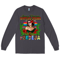 Smoke Mexican Chingona Long Sleeve Tee - FaDigitalArtStudio