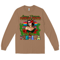 Toasted Coconut Mexican Chingona Long Sleeve Tee - FaDigitalArtStudio