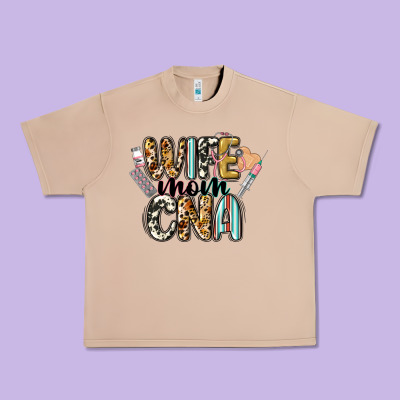 Wife Mom Cna Urban Heavy Tee Designed By Cowgirlartshop