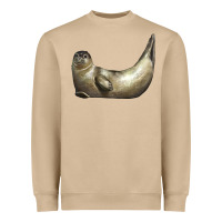 Mushroom sea seal Heavyweight Sweatshirt - LillyAllenDesigns