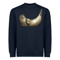 Navy sea seal Heavyweight Sweatshirt - LillyAllenDesigns