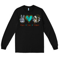 Black Peace Love Indians Long Sleeve Tee - Jasminsmagicworld