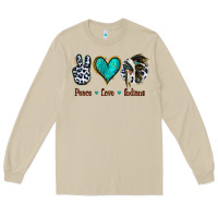 Mushroom Peace Love Indians Long Sleeve Tee - Jasminsmagicworld