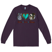 Plum Peace Love Indians Long Sleeve Tee - Jasminsmagicworld