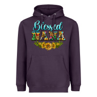 Plum blessed nana Heavyweight Hoodie - BarkalooDesign