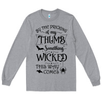 Heather Grey something wicked this way comes witchcraft halloween 2021 t shirt Long Sleeve Tee - longCreatives