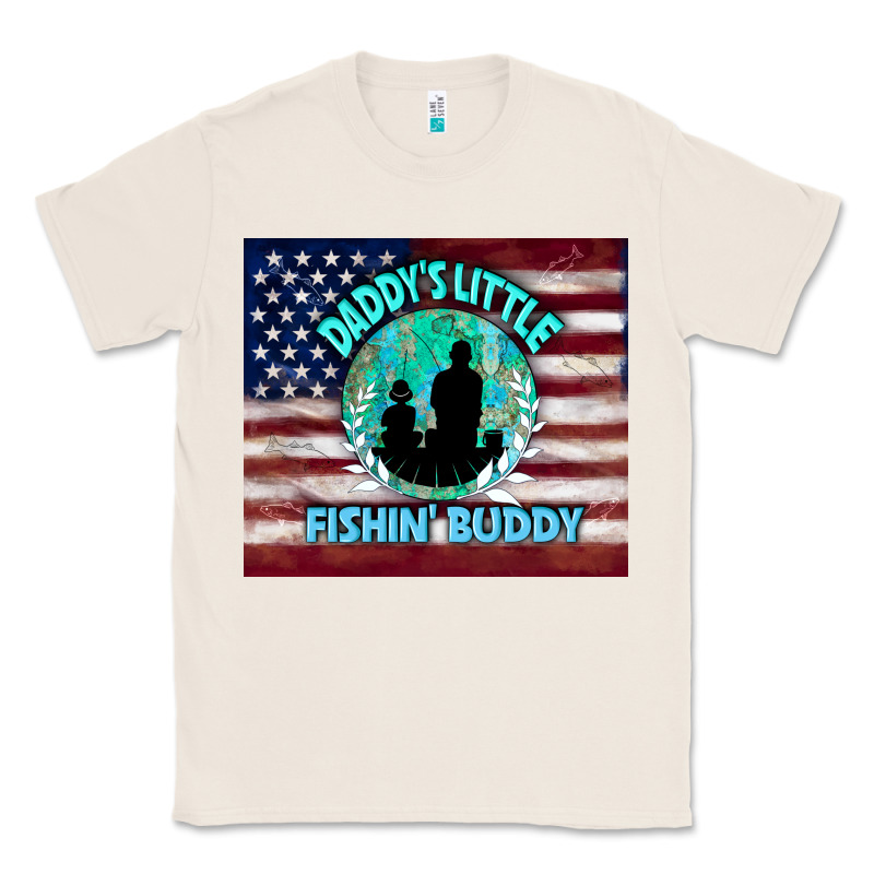 Daddy's Little Fishin Buddy Classic Tee by TumblerDesignByShophia | Teevron