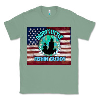 Sage daddy's little fishin buddy Classic Tee - TumblerDesignByShophia