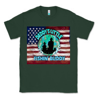 Sports Green daddy's little fishin buddy Classic Tee - TumblerDesignByShophia