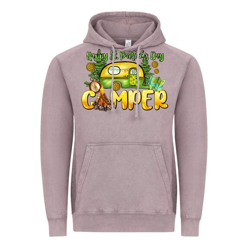 Happy St. Patrick's Day Camper Vintage Hoodie by HowdyJamesFarm | Teevron