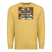 Antique Gold faith cross mousepad Premium Sweatshirt - BarkalooDesign