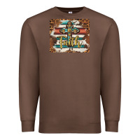 Chestnut faith cross mousepad Premium Sweatshirt - BarkalooDesign