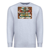 Heather Grey faith cross mousepad Premium Sweatshirt - BarkalooDesign