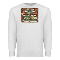 Oatmeal Heather faith cross mousepad Premium Sweatshirt - BarkalooDesign