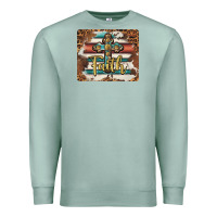 Seafoam faith cross mousepad Premium Sweatshirt - BarkalooDesign