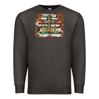 Smoke faith cross mousepad Premium Sweatshirt - BarkalooDesign