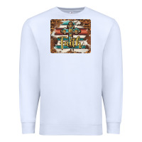 White faith cross mousepad Premium Sweatshirt - BarkalooDesign