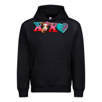 Black xoxo guarnsey cow Urban Hoodie - AdoDesignShop